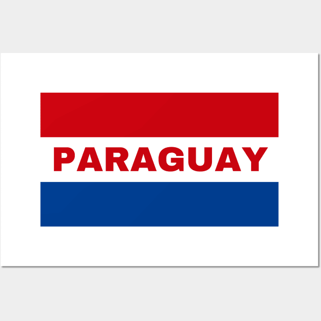 Paraguay Flag Colors Wall Art by aybe7elf